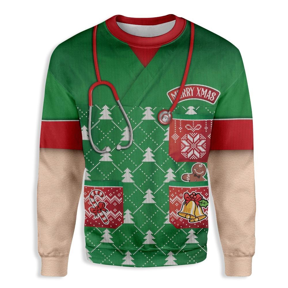 Christmas Nurse Don’T Be Tachy Ugly Christmas Sweater, Christmas Ugly Sweater,Christmas Gift,Gift Christmas 2022