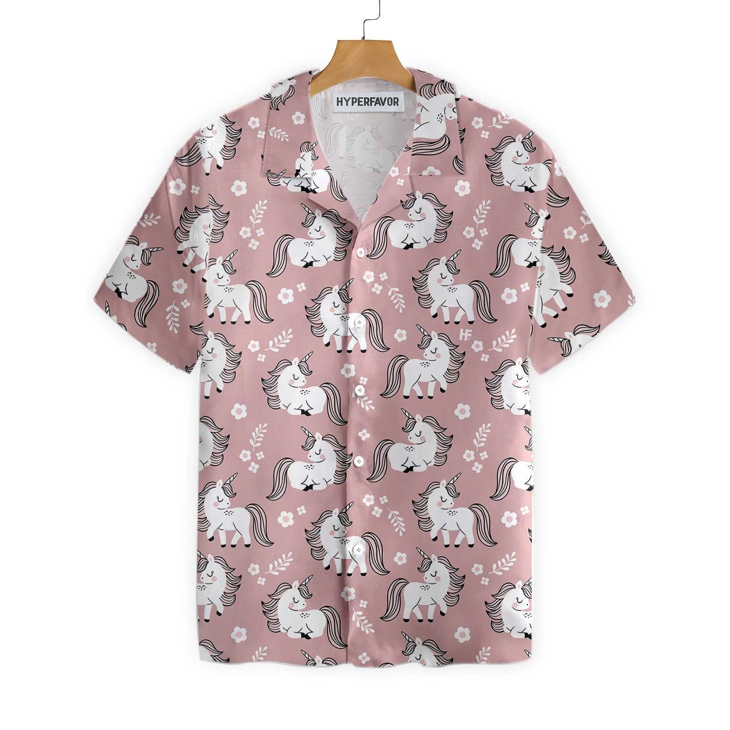 Lovely Baby Unicorn In The Magic Forest Hawaiian Shirt, Hawaiian For Gift