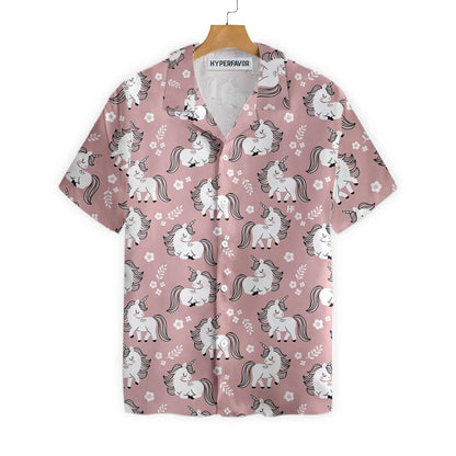 Lovely Baby Unicorn In The Magic Forest Hawaiian Shirt, Hawaiian For Gift