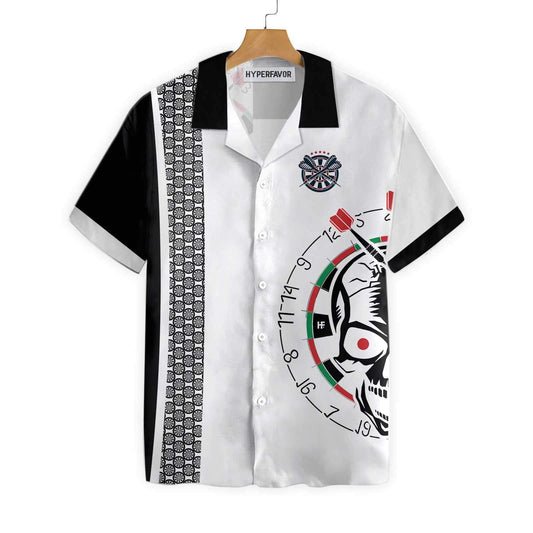 Cool Super Sexy Skull Dart Player Hawaiian Shirt,Hawaiian Shirt Gift, Christmas Gift