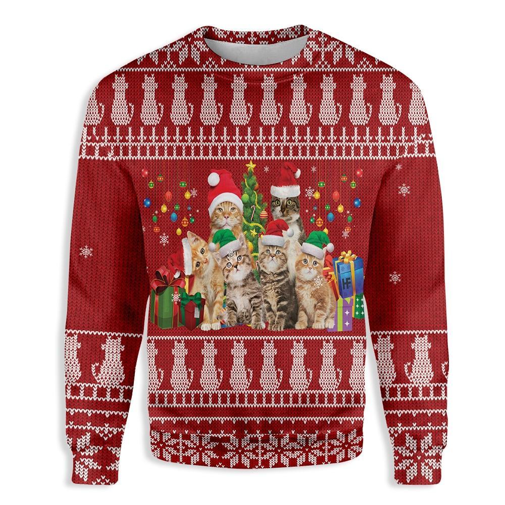Cat Lovers Christmas Ugly Christmas Sweater, Christmas Ugly Sweater,Christmas Gift,Gift Christmas 2022