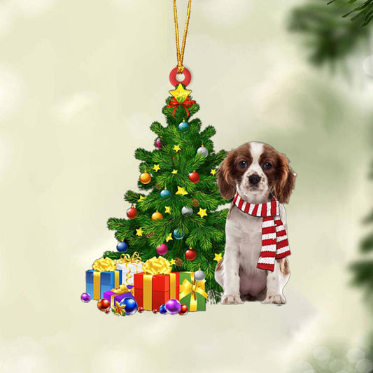 Cavalier King Charles Spaniel-Christmas Star Hanging Christmas Plastic Hanging Ornament, Happy Christmas Ornament, Christmas Gift, Christmas Decoration