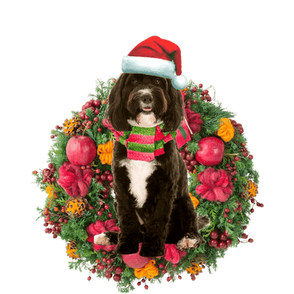 Cockapoo Christmas Ornament, Happy Christmas Ornament, Christmas Gift, Christmas Decoration