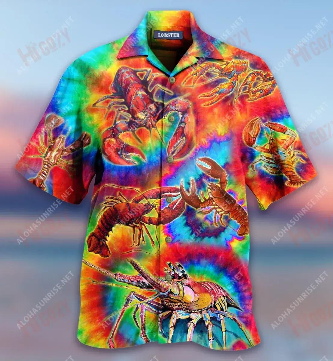 My Lobster Hawaiian Shirt Ocean Short Sleeve Vintage Hawaiian Shirts Hawaiian Shirts For Women, Hawaiian Shirt Gift, Christmas Gift