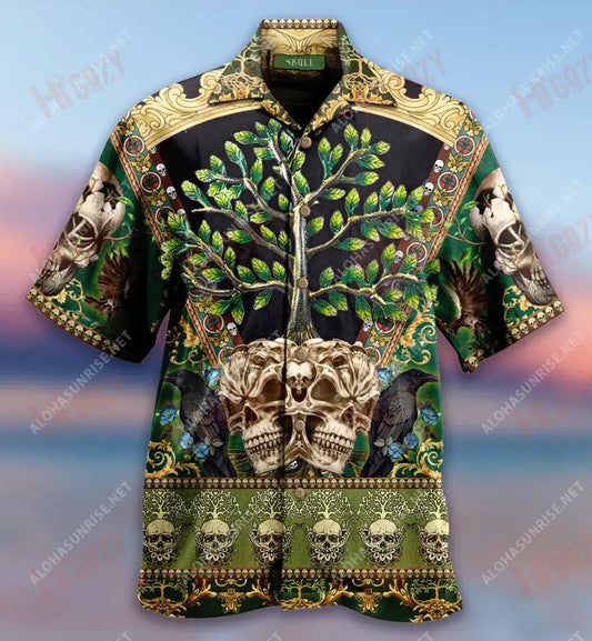 Finding Your Tree Of Life Short Short Sleeve Shirt Summer Hawaiian T Shirts Best Hawaiian Shirts Funny Hawaiian Shirts, Hawaiian Shirt Gift, Christmas Gift