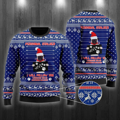 Pug Dog As Santa Claus Personal Stalker Ugly Christmas Sweater,Christmas Ugly Sweater,Christmas Gift,Gift Christmas 2022