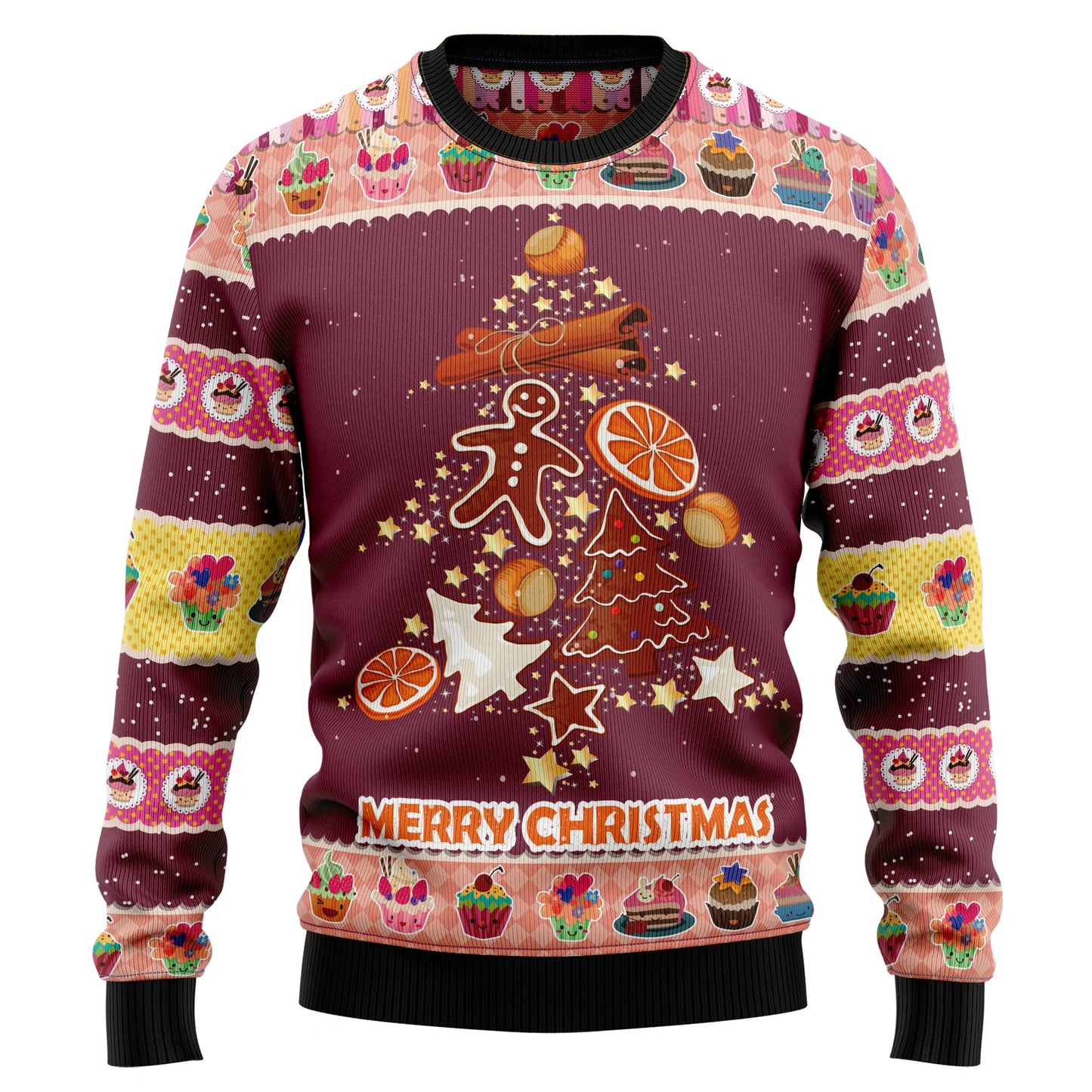 Gingerbread Christmas Tree Ugly Christmas Sweater,Christmas Ugly Sweater,Christmas Gift,Gift Christmas 2024