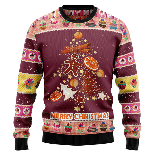 Gingerbread Christmas Tree Ugly Christmas Sweater,Christmas Ugly Sweater,Christmas Gift,Gift Christmas 2024