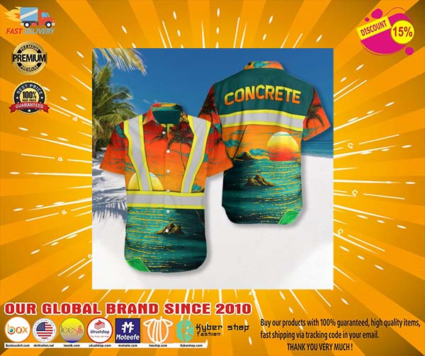 Concrete Hawaiian Shirt, Hawaiian Shirt Gift, Christmas Gift