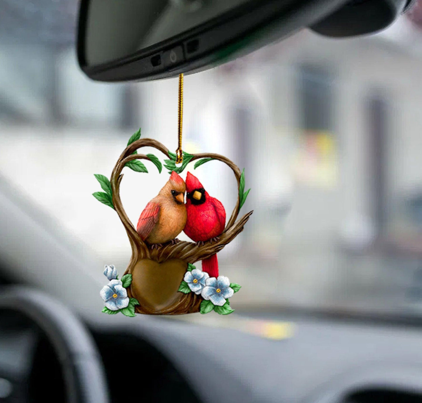 Cardinal couple love Cardinal lovers birds lovers ornament, Happy Christmas Ornament, Christmas Gift, Christmas Decoration