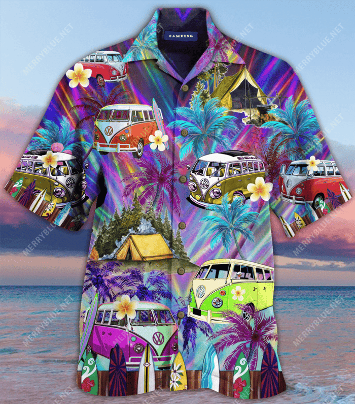 Amazing Camping Unisex Hawaiian Shirt, Hawaiian Shirt Gift, Christmas Gift