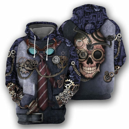 Steampunk - 3D All Over Printed Shirt Tshirt Hoodie Apparel