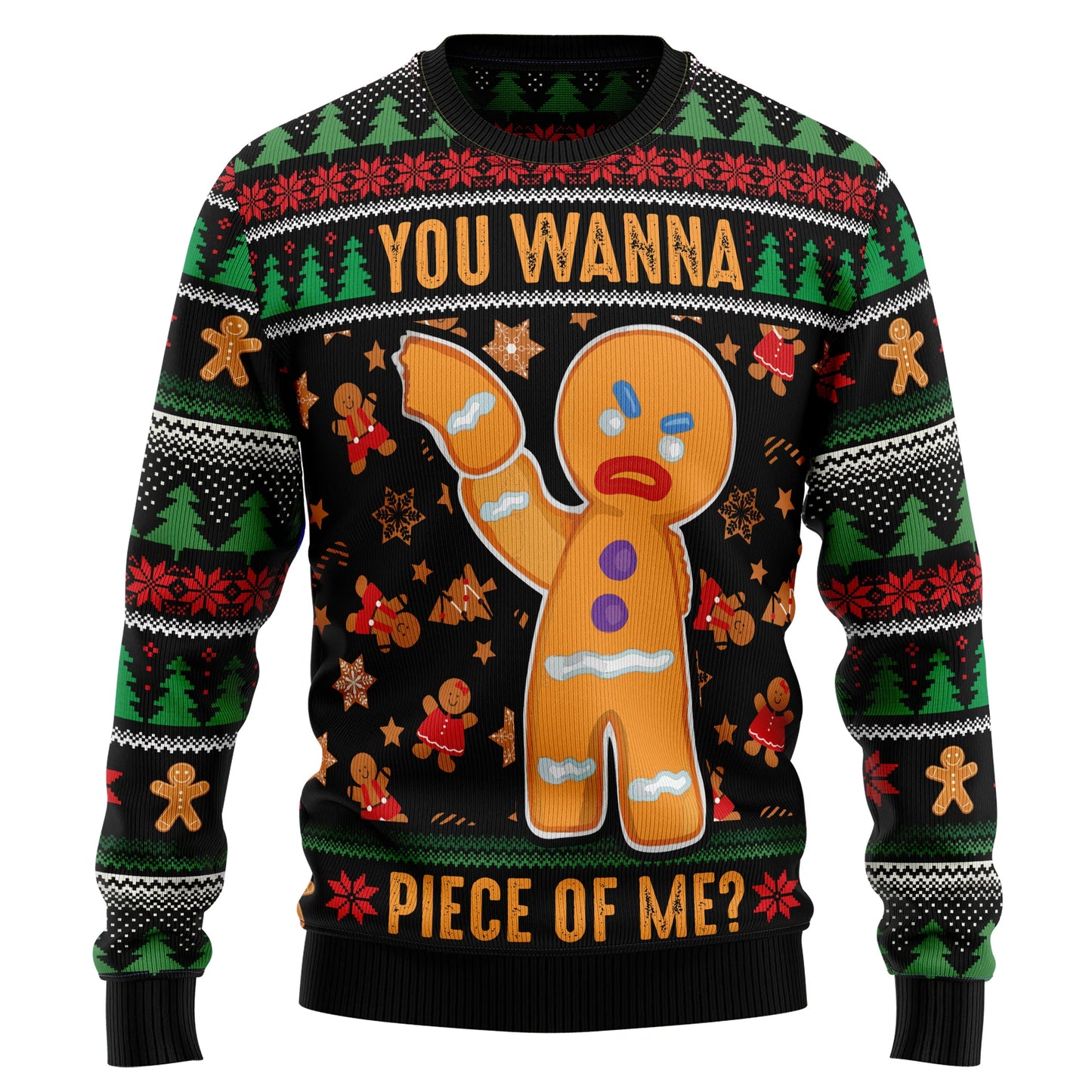 Gingerbread Man Ugly Christmas Sweater,Christmas Ugly Sweater,Christmas Gift,Gift Christmas 2024