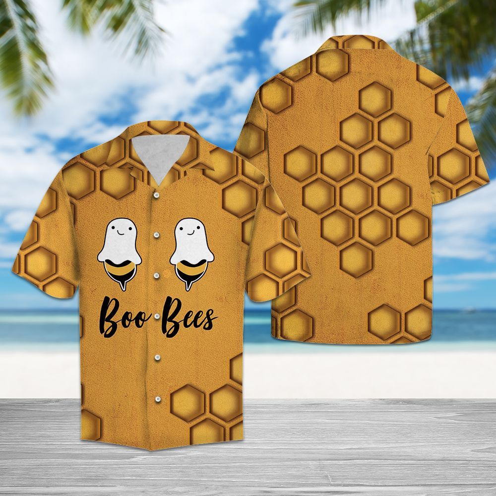 Boo Bee Hawaiian Shirt,Hawaiian Shirt Gift, Christmas Gift