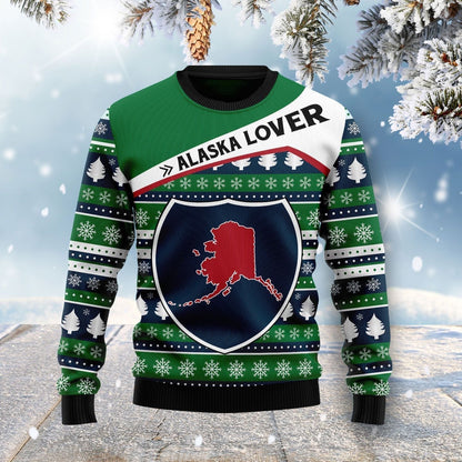 Alaska Lover Ugly Christmas Sweater, Christmas Ugly Sweater,Christmas Gift,Gift Christmas 2022