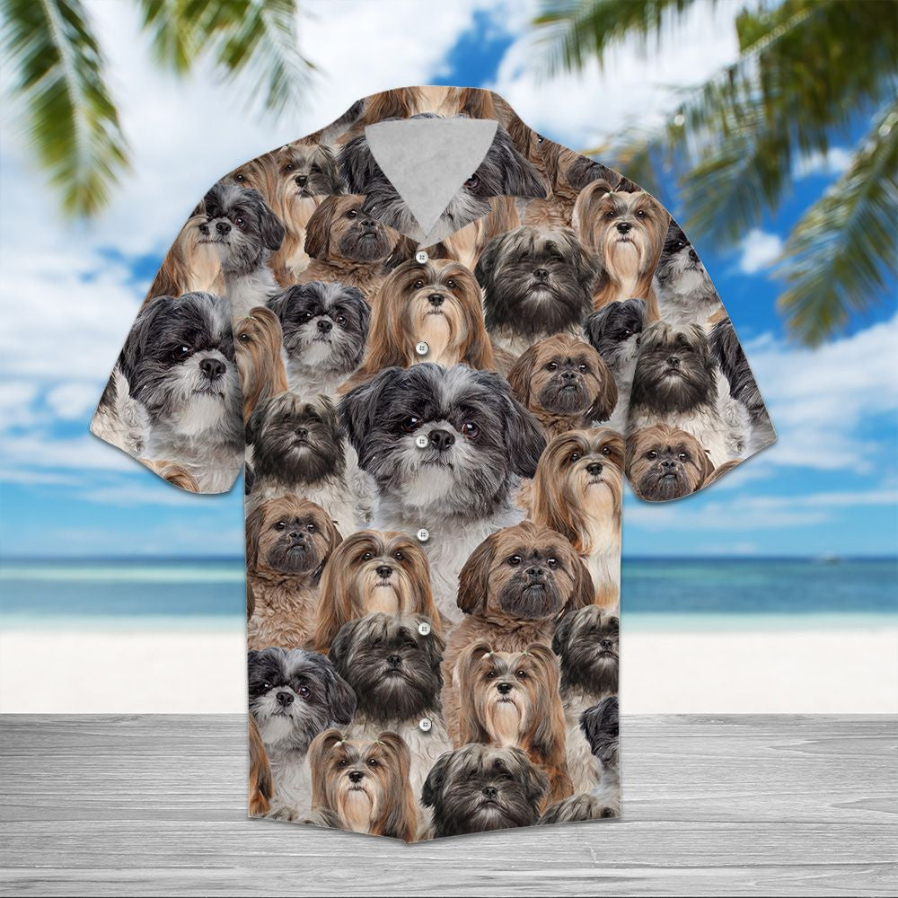 Lhasa Apso My Best Friend Outstanding Design Hawaiian Shirt, Hawaiian Shirt Gift, Christmas Gift