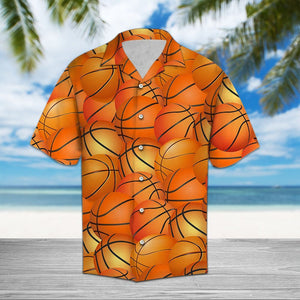 Trendy Basketball Awesome Sport Pattern Hawaiian Shirt,Hawaiian Shirt Gift, Christmas Gift