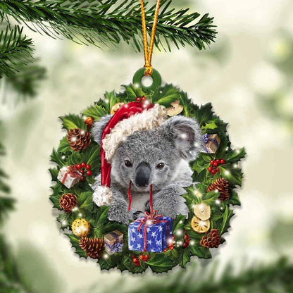 Koala And Christmas Gift For Her Gift For Him Gift For Koala Lover Ornament, Christmas Gift,Christmas Decoration
