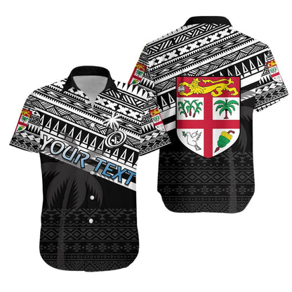 Fiji Rugby Hawaiian Aloha Shirt Coconut Tree Version K13 Hawaiian Shorts Beach Short Sleeve_Hawaiian Shirt Gift, Christmas Gift