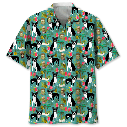 Boston Aloha Hawaiian Beach Shirt,Hawaiian Shirt Gift, Christmas Gift
