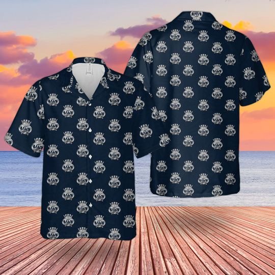 British merchant navy hawaiian shirt ,Hawaiian Shirt Gift, Christmas Gift