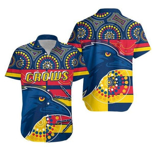 Adelaide Hawaiian Shirt Indigenous Crows, Christmas Gift