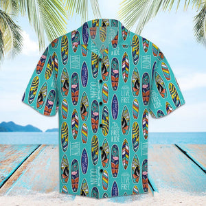 Amazing Surf On Blue Sea Themed Hawaiian Shirt, Hawaiian For Gift