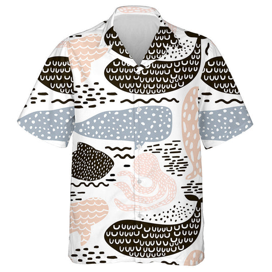 Sea Animals Fursealwhale And Octopus Pastel Color Design Hawaiian Shirt, Hawaiian Shirt Gift, Christmas Gift