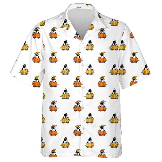 Bulldog Halloween Pumpkin Car Riding Puppy Witch Cartoon Hawaiian Shirt, Hawaiian Shirt Gift, Christmas Gift