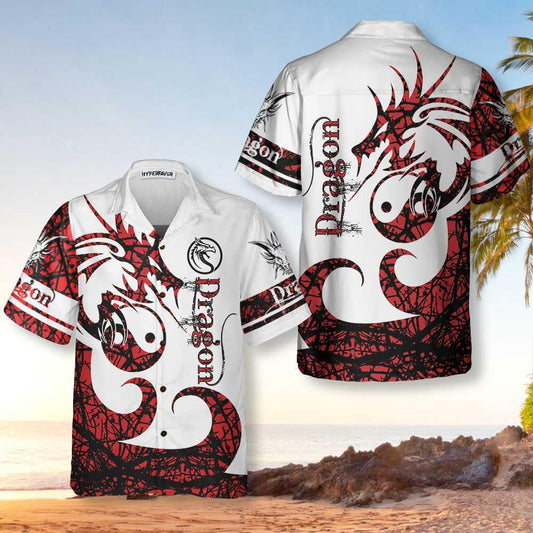 Dungeon Dragon Tattoo 3D All Over Printed Hawaiian Shirt, Hawaiian Shirt Gift, Christmas Gift