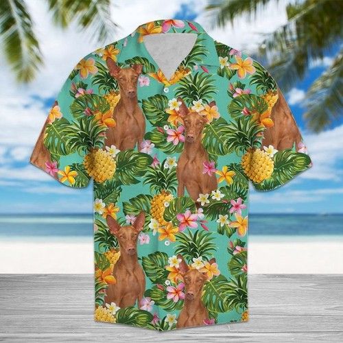 Pineapple Pharaoh Hound Hawaiian Shirt Summer, Hawaiian Shirt Gift, Christmas Gift