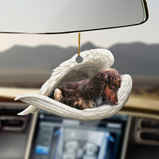 Cocker Spaniel Sleeping Angel Cocker Spaniel Lovers Dog Lover Ornament Cus,Christmas Gift,Christmas Decoration