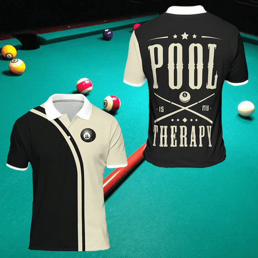 Black And Cream Billiard Design Hawaiian Shirt, Hawaiian Shirt Gift, Christmas Gift