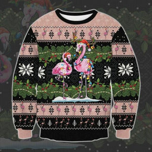 Flamingo Christmas Ugly Christmas Sweater, Christmas Gift, Gift Christmas 2024