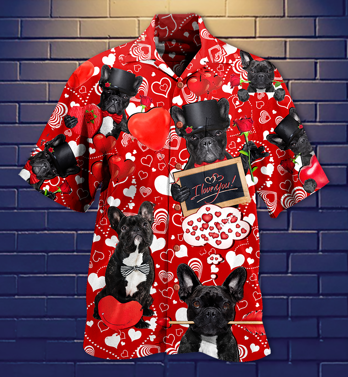 Dogs Love You - Hawaiian Shirt_Hawaiian Shirt Gift, Christmas Gift