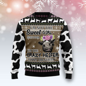 The Crazy Heifer Ugly Christmas Sweater, Christmas Ugly Sweater,Christmas Gift,Gift Christmas 2022