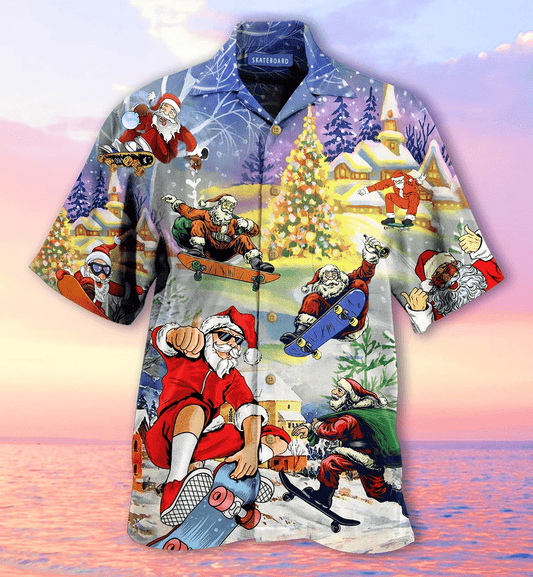 Weihnachtsmann Hawaiihemd, Hawaiihemd Geschenk, Weihnachtsgeschenk