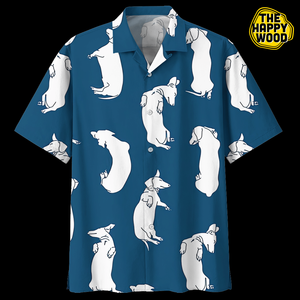 Dachshund Hawaiian Shirt, Hwaiian For Gift