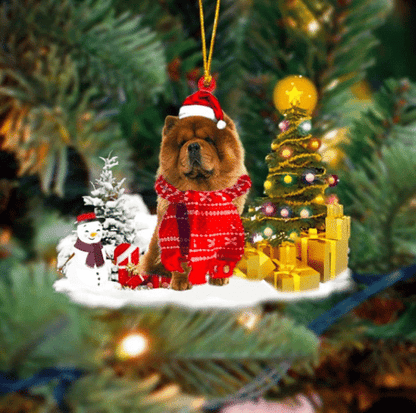 Chow Chow Christmas Ornament, Christmas Gift, Christmas Decoration