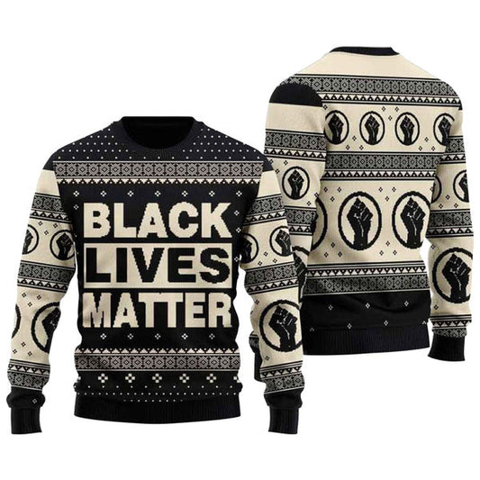Black Lives Matter Christmas Ugly Sweater,Christmas Gift,Gift Christmas 2022