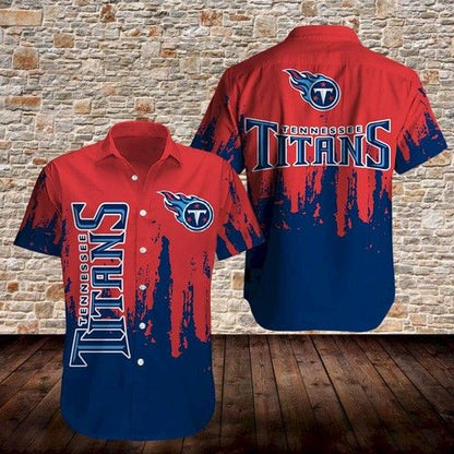 Tennessee Titans Hawaiian Shirt, Hawaiian Shirt Gift, Christmas Gift