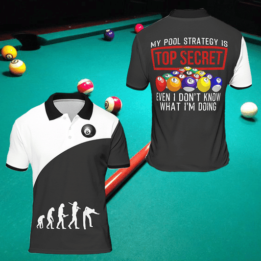 Black And White Billiard Design Hawaiian Shirt, Hawaiian Shirt Gift, Christmas Gift