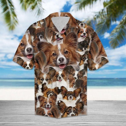 Find Papillon Hawaiian Shirt_ Hawaiian Shirt Gift, Christmas Gift