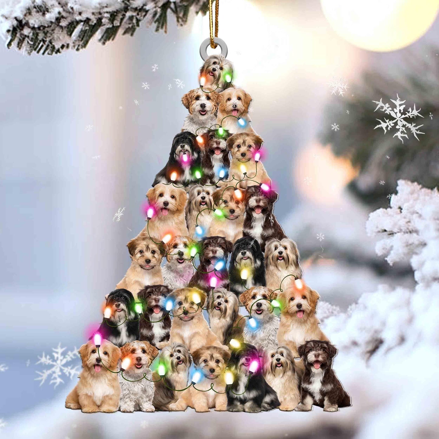 Havanese Lovely Tree Gift For Havanese Lover Gift For Dog Lover Ornament,Christmas Gift,Christmas Decoration