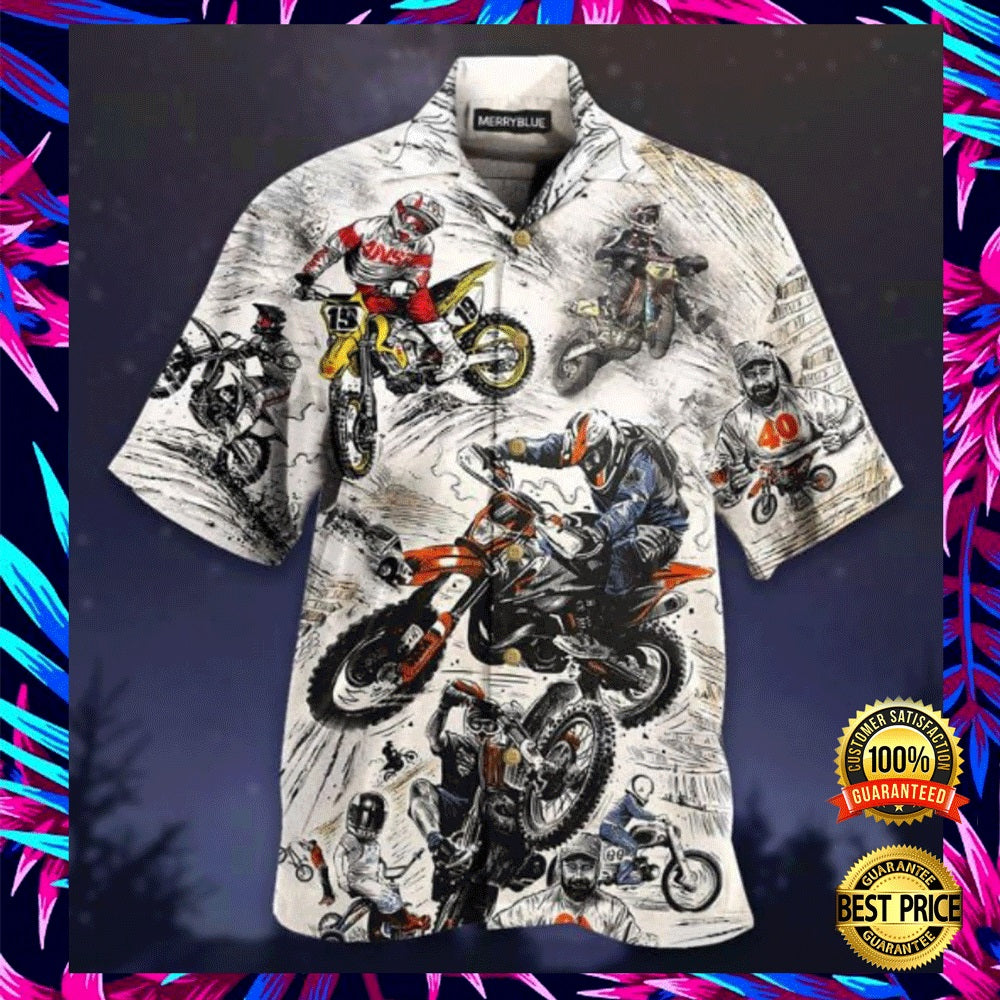 Motocross Hawaiian Shirt, Hawaiian Shirt Gift, Christmas Gift