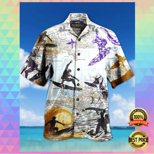 Surfing Hawaiian Shirt, Hawaiian Shirt Gift, Christmas Gift