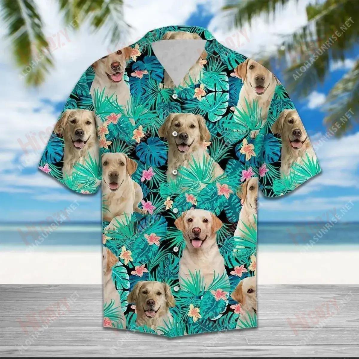 Tropica - Short Sleeve Shirt Vacation Hawaiian T Shirts Custom Hawaiian Shirts Hawaiian Shirts For Men, Hawaiian Shirt Gift, Christmas Gift