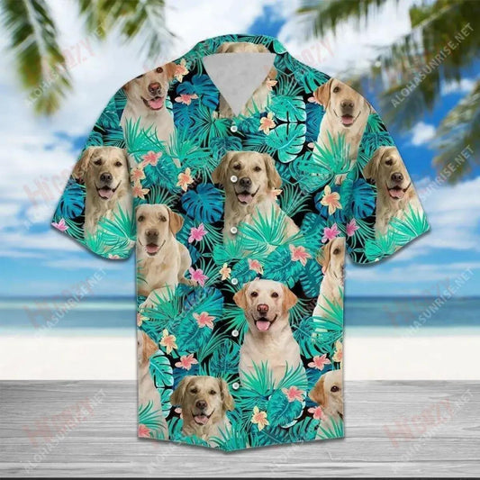 Tropica - Short Sleeve Shirt Vacation Hawaiian T Shirts Custom Hawaiian Shirts Hawaiian Shirts For Men, Hawaiian Shirt Gift, Christmas Gift
