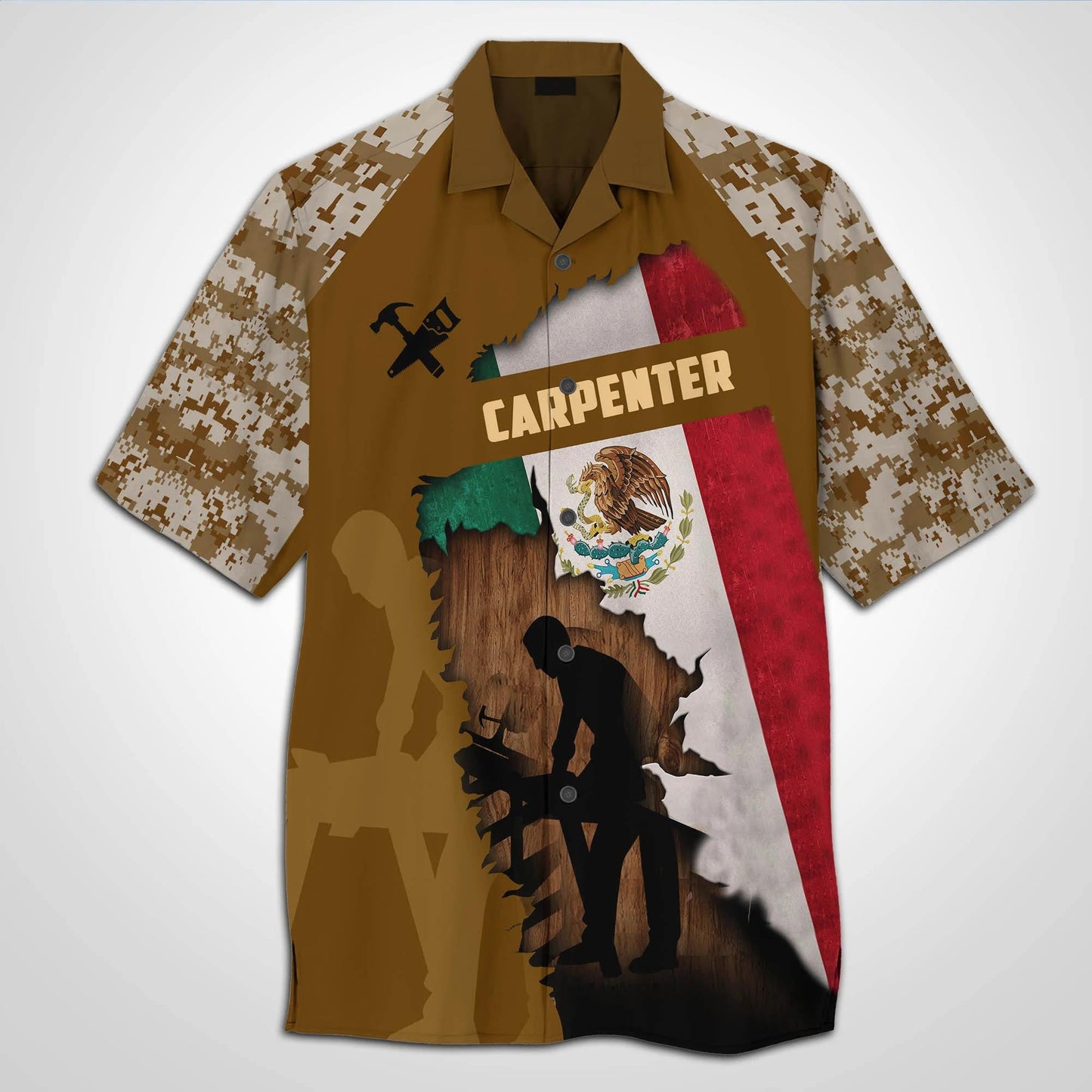 Gift For Italian Carpenter Italy Vintage Style Hawaiian Shirt, Hawaiian Shirt Gift, Christmas Gift