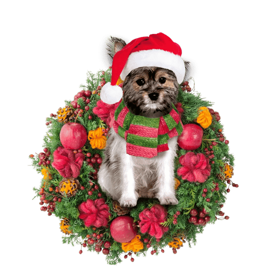 Chorkie Christmas Ornament, Happy Christmas Ornament, Christmas Gift, Christmas Decoration